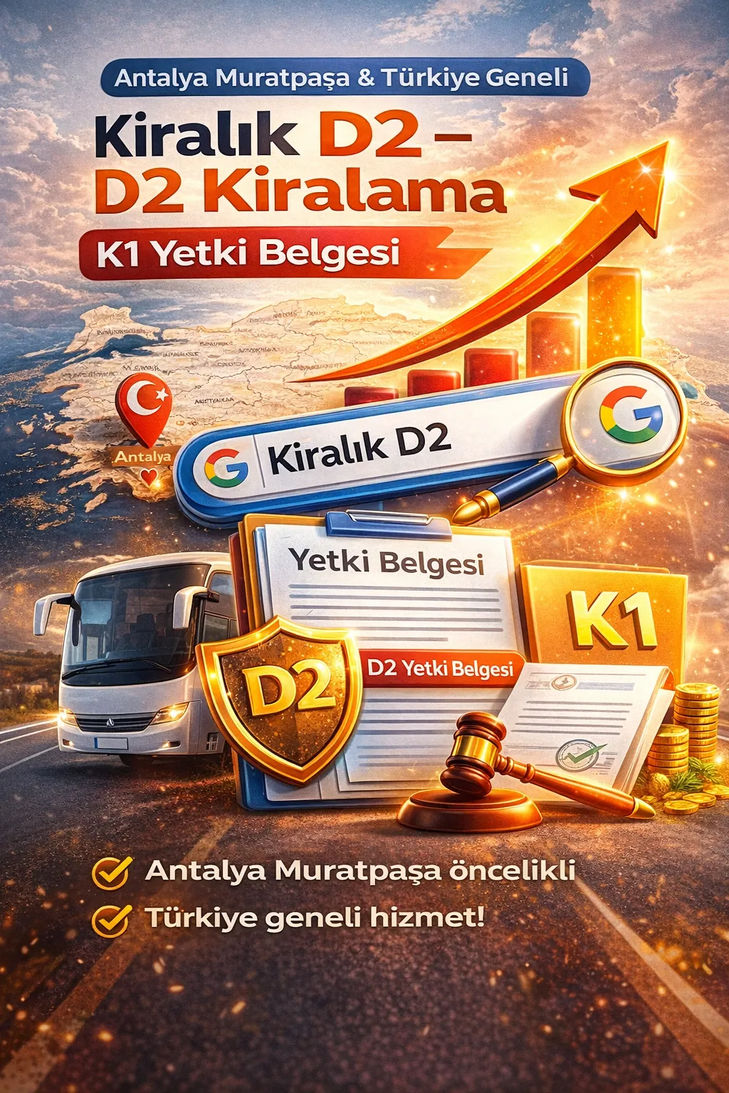 Kiralik d2 K1 Yetki Belgesi Kiralama d2 kiralama